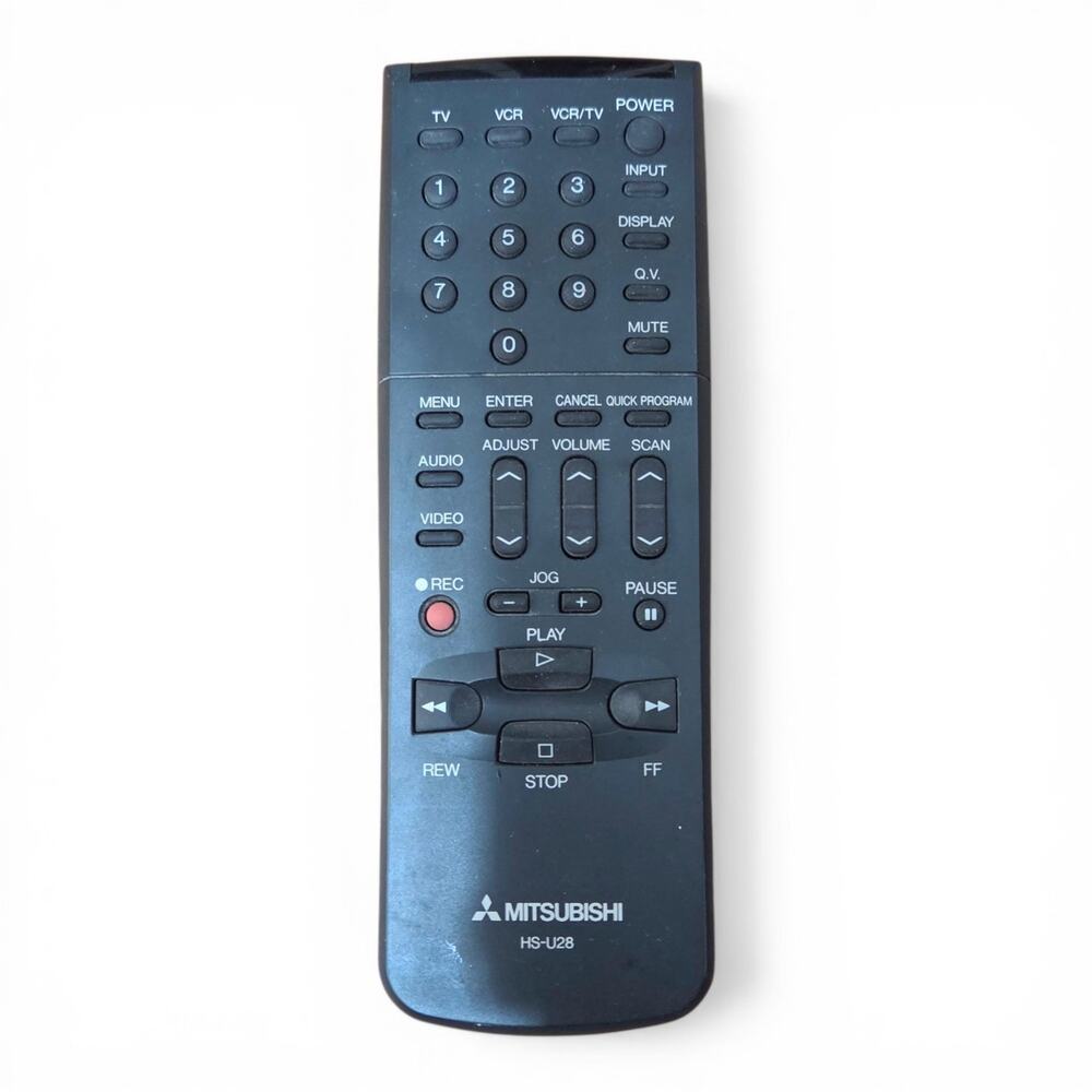 Mitsubishi HS-U28 VCR Remote 939P518070 - Genuine OEM - TESTED - FREE SHIPPING